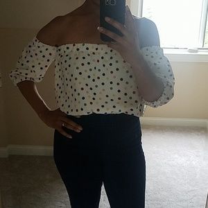 Zara Strapless Crop Top